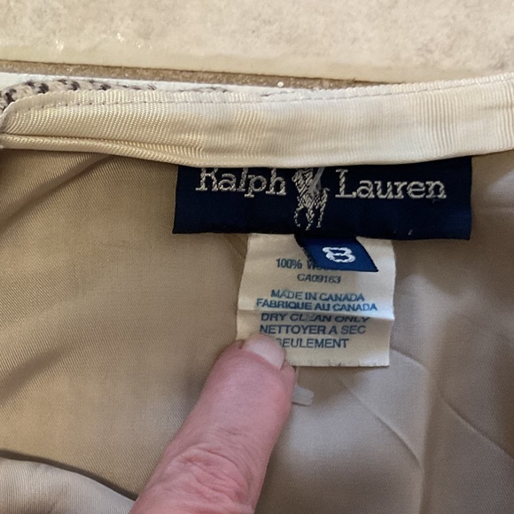 Ralph Lauren Wool Houndstooth midi skirt - Picture 6 of 12